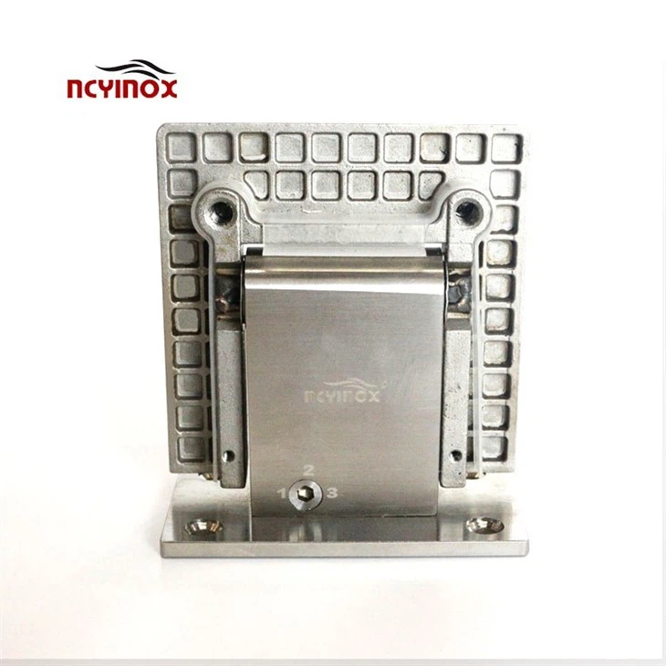 Heavy Duty Self Closing Hydraulic Stainless Steel Glass To Wall Shower Hinge