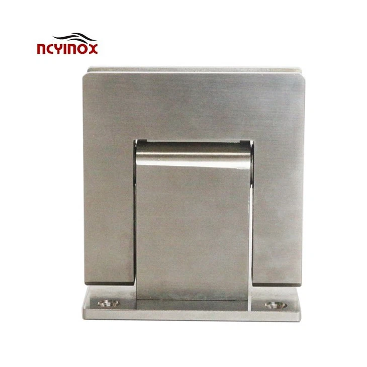 Heavy Duty Self Closing Hydraulic Stainless Steel Glass To Wall Shower Hinge